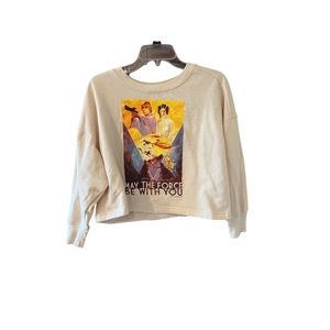 Old Navy, Crop Top Star Wars sweatshirt.